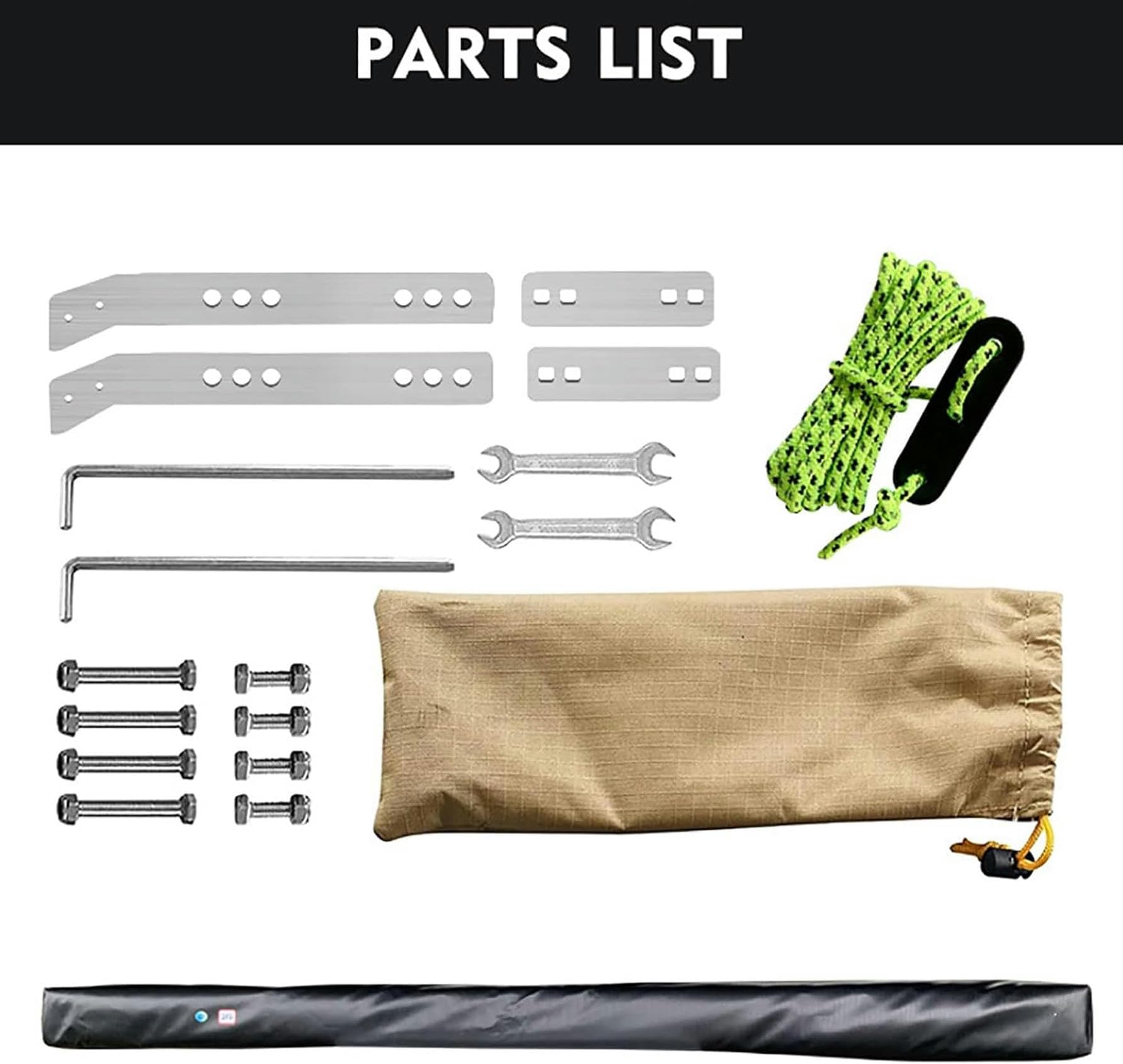 Tendalino Auto Laterale JCSRYD - Retrattile, 200x300 Cm, Tessuto Oxford 650D, Impermeabile PU5000mm - Foto 8