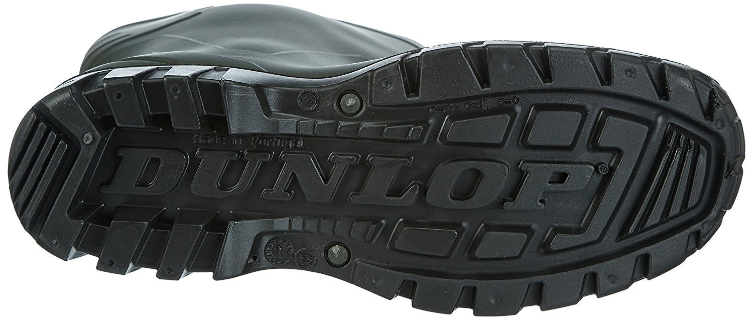 Dunlop - K580011 - Protective Dee - Bottes en Caoutchouc de Sécurité - Mixte Adulte - Vert (Green 001/Black) - 42 EU
