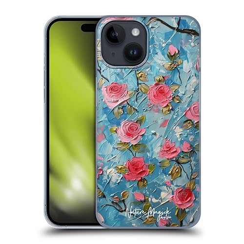 Officially Licensed Nature Magick Roses Paint Blobs Hard Back Case