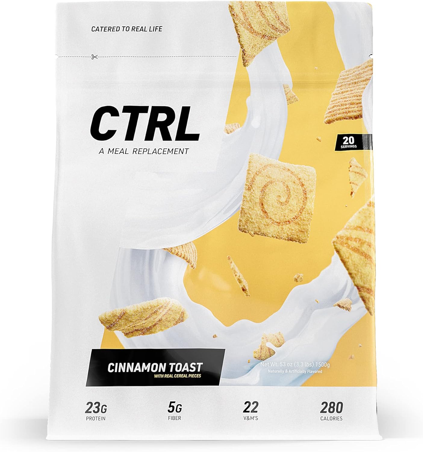 CTRL Meal Replacement 280 Calories 20 Servings (Cinnamon Toast) Amazon.co.uk Health