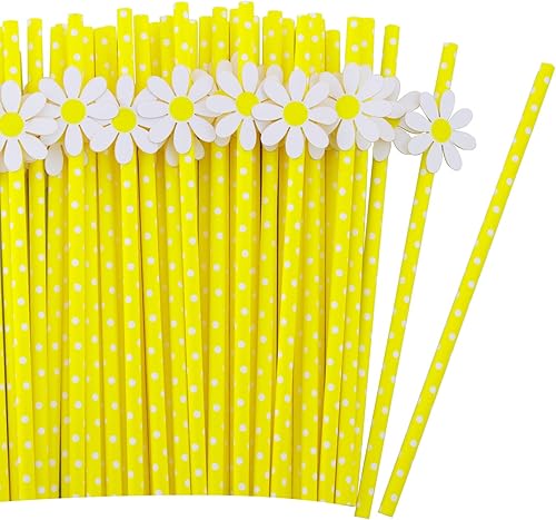 Miniatura 7 de 50 popotes de papel a rayas naranjas, popotes desechables de frutas naranjas para hojas de otoño, bodas, baby shower, suministros de fiesta