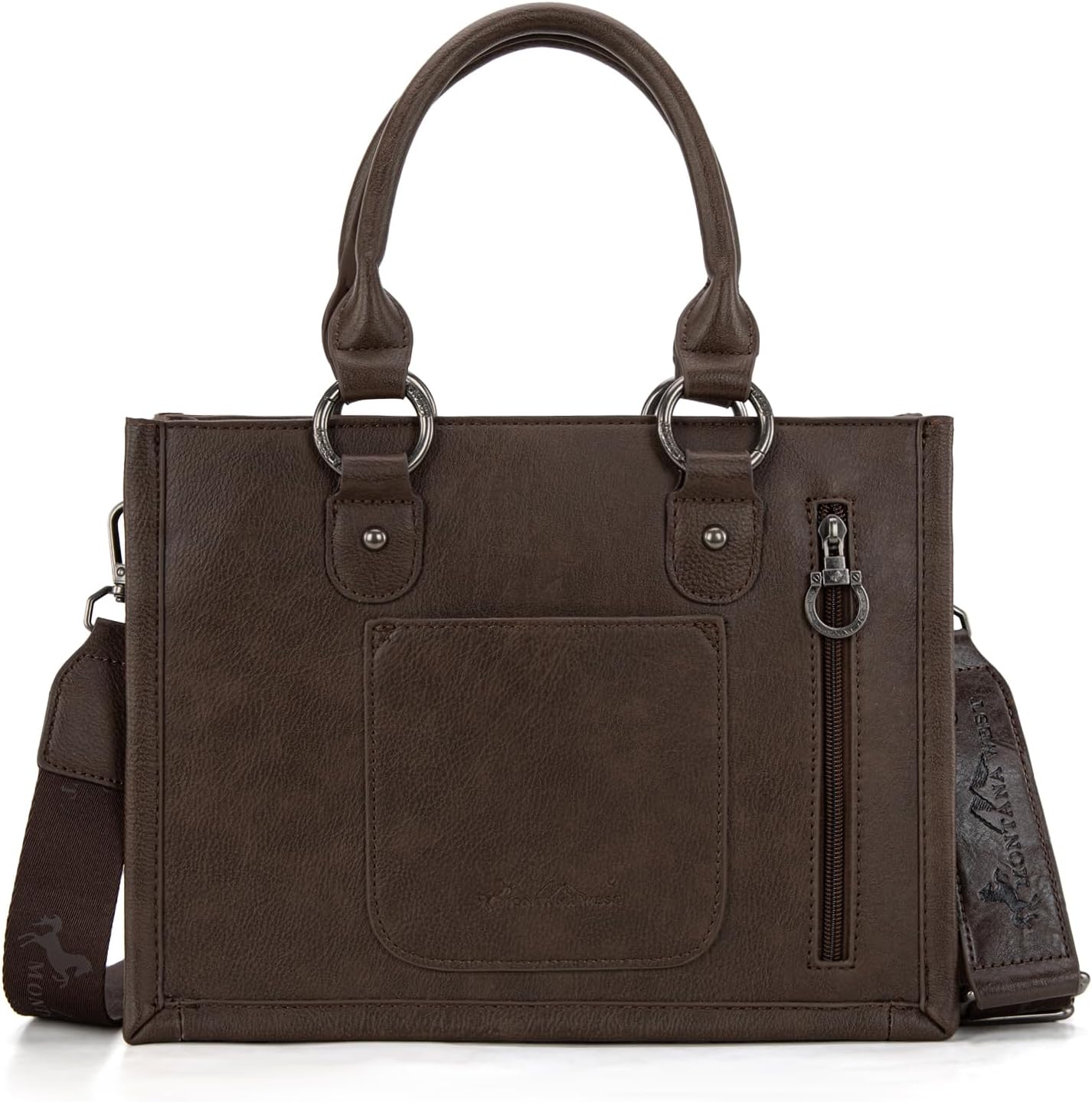 Montana West Tote Bag for Women Western Tooling Handbags Embroidered Concho Crossbody