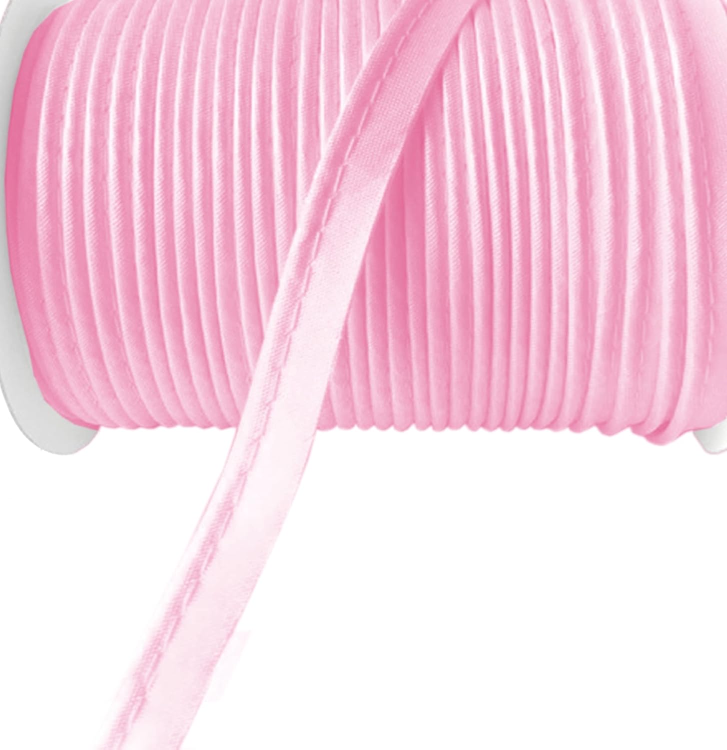 1/8 inch 3mm Cord-Edge Piping Satin Trim, Lip Cord Piping by The Yard, Trim for Clothing Pillows, Lamps, Draperies (Navy, 60 Yards)