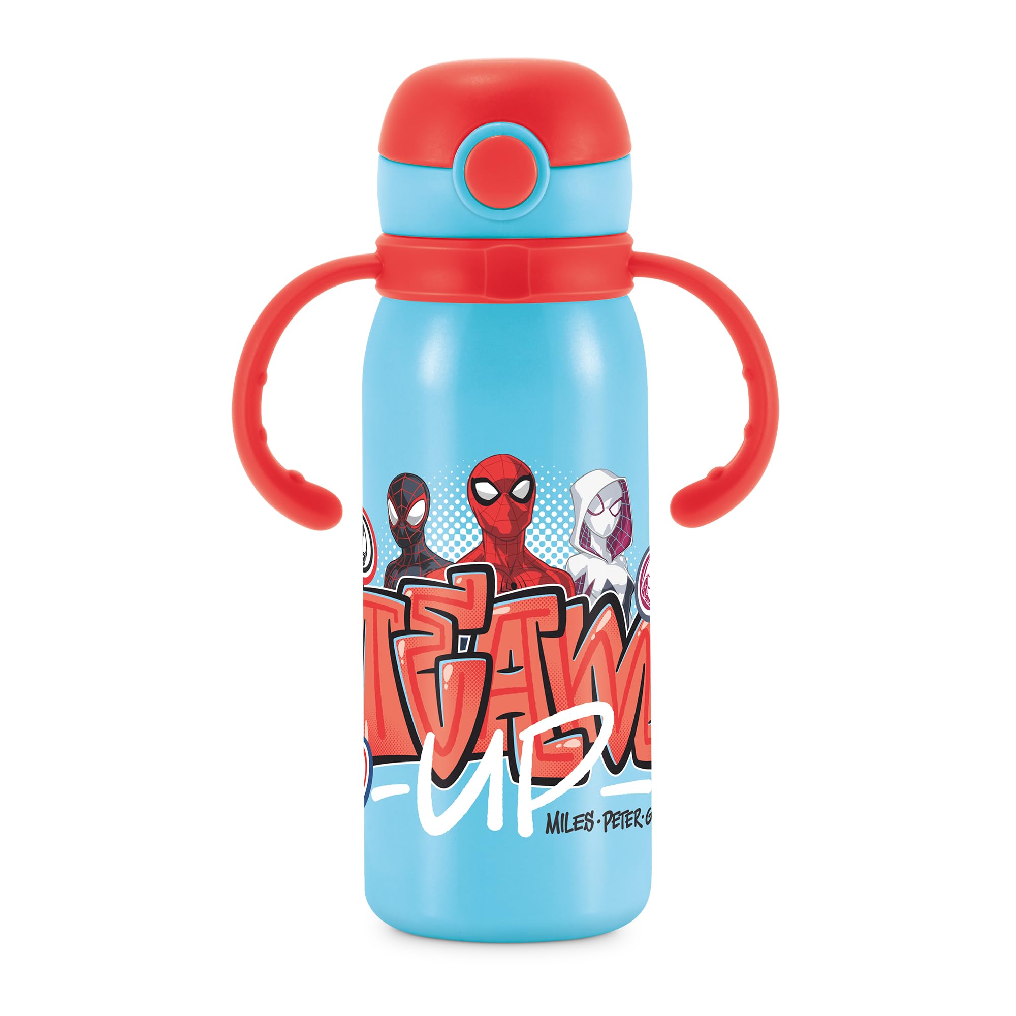 MILTON Marvel Fountain 650 ISI Certified Stainless Steel Water Bottle, Leak Proof, Rust Proof, Single walled,1 Yr Warranty, Ideal Sipper Water Bottle for School Kids Bottle, 625 ml, Sky Blue