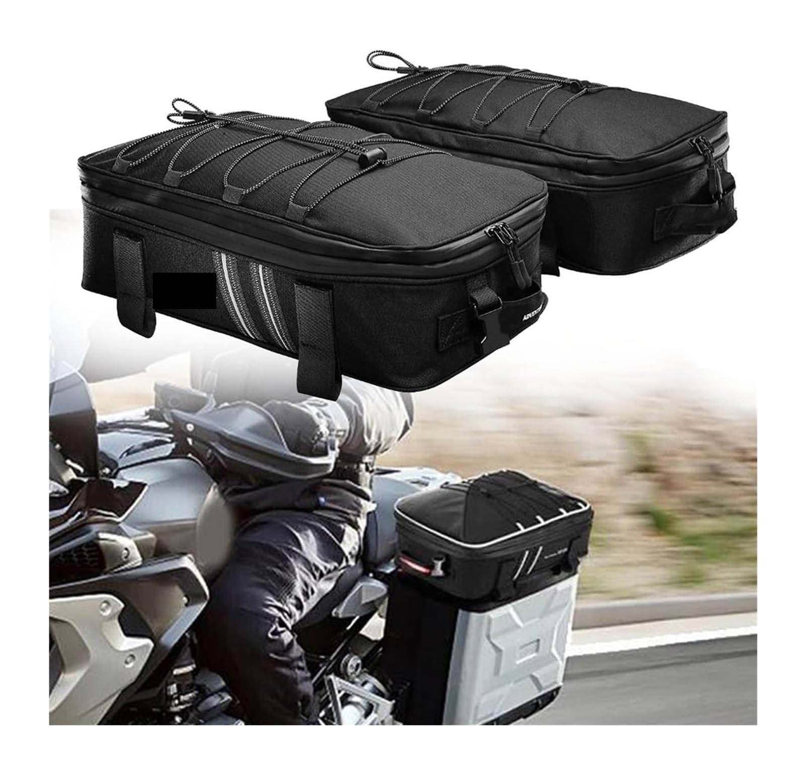 Arrière Porte-Bagages pour R1250GS LC/LC pour Adventure ADV 2018 2019 2020 2021 2022 2023 Porte-Bagages Étuis Vario(Side Bags)