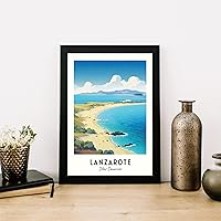 Vista 2 de Lanzarote Travel Print, Lanzarote - Islas Canarias