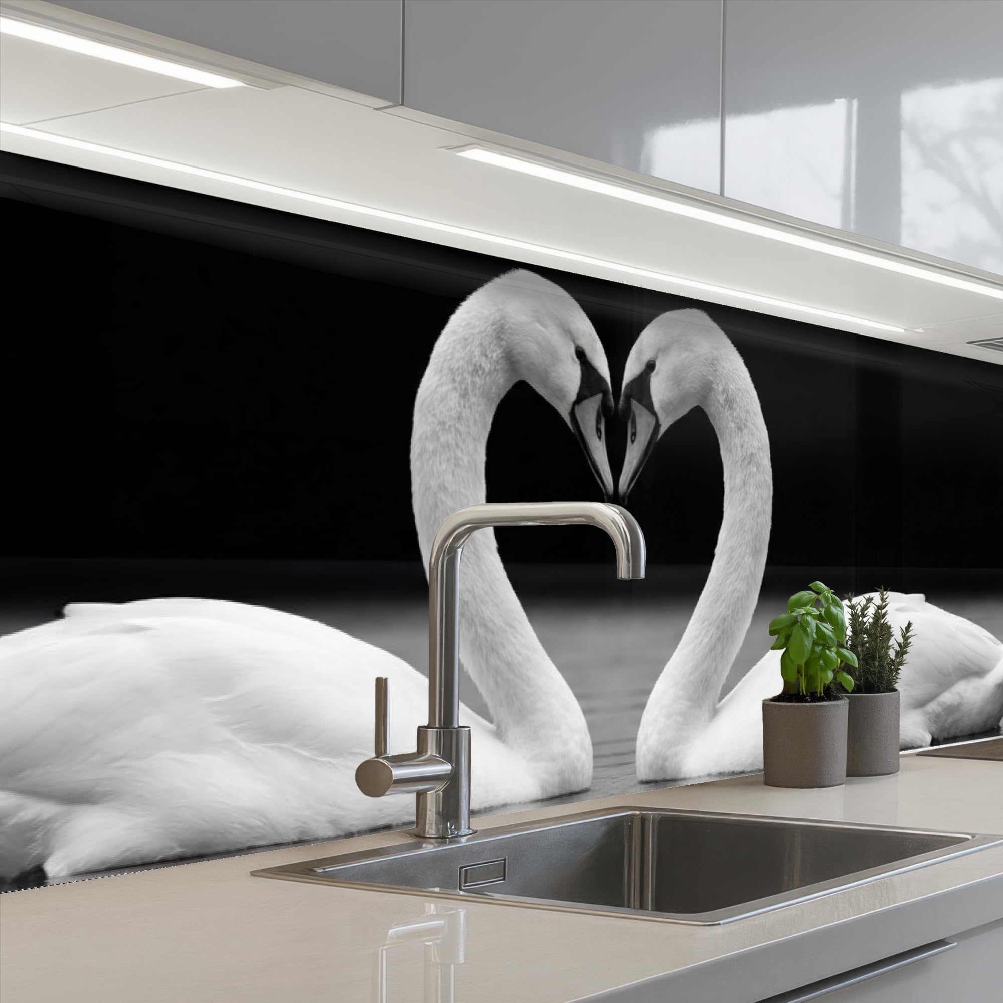 KitchenYeah© Splashback for Kitchen self-Adhesive Sink Splash Splatter