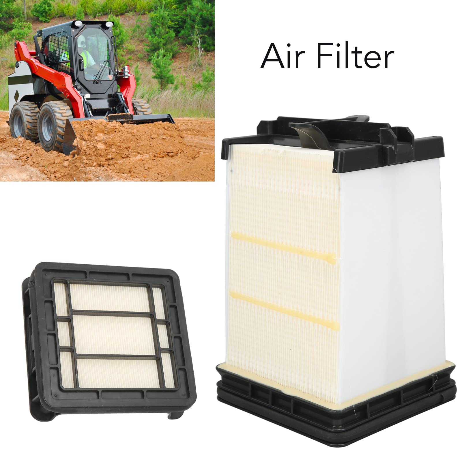 Generic Filtro Dell'aria Esterno 7286322 Ad Alta Efficienza per Minipale S530 S550, qualità Premium, 2 unità
