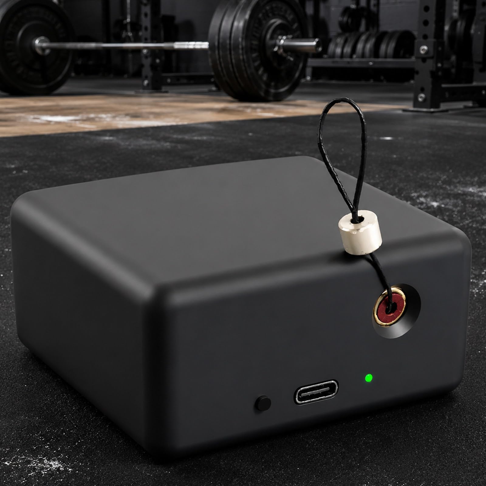 vnmudzeo Velocity Training Tool for Athletes – 9 Test Modes, Explosive Force & 1RM,Voice Feedback,50H Ultra-Long Runtime, 5M Rope