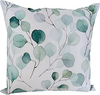 CB Home & Style Outdoor Garten Kissen Wasserabweisend Wasserfest 45 x 45 cm mit Füllung (Eucalyptus2)
