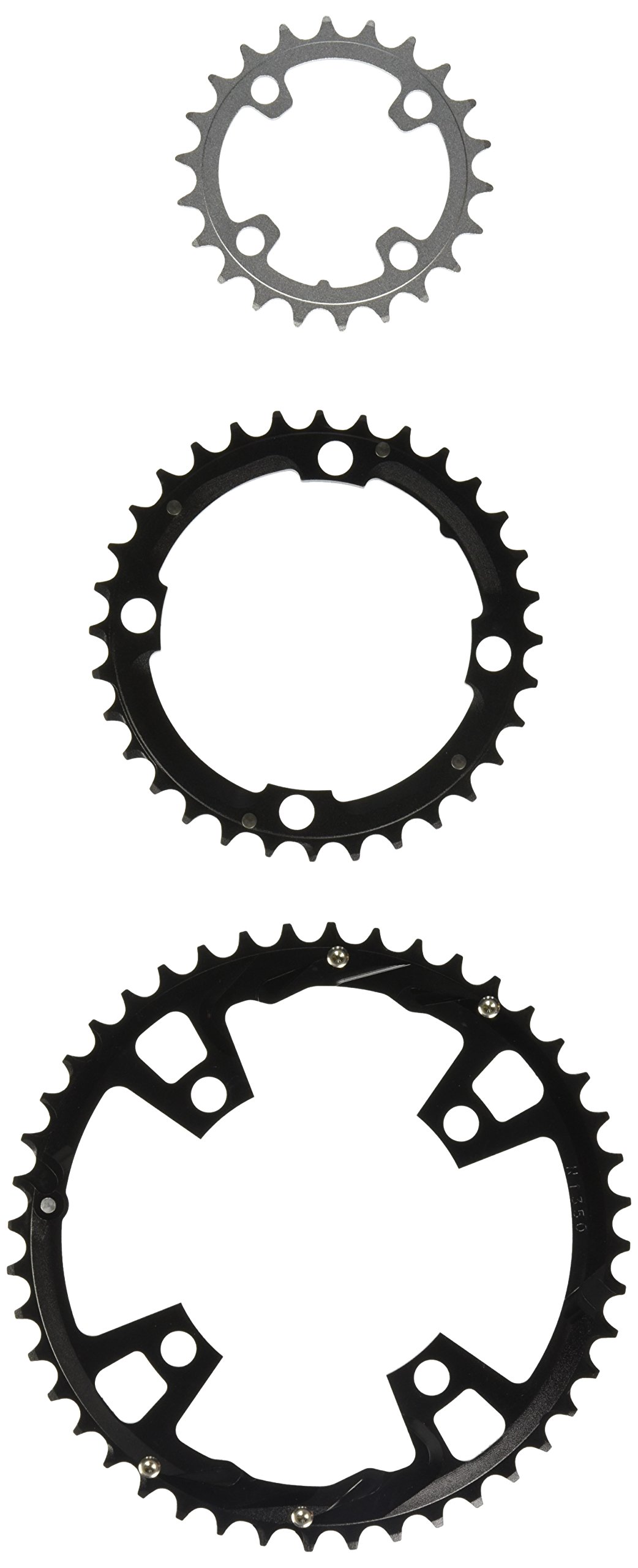 RaceFace Evolve DH Crankset, 104mm, 22/32/44T, Black