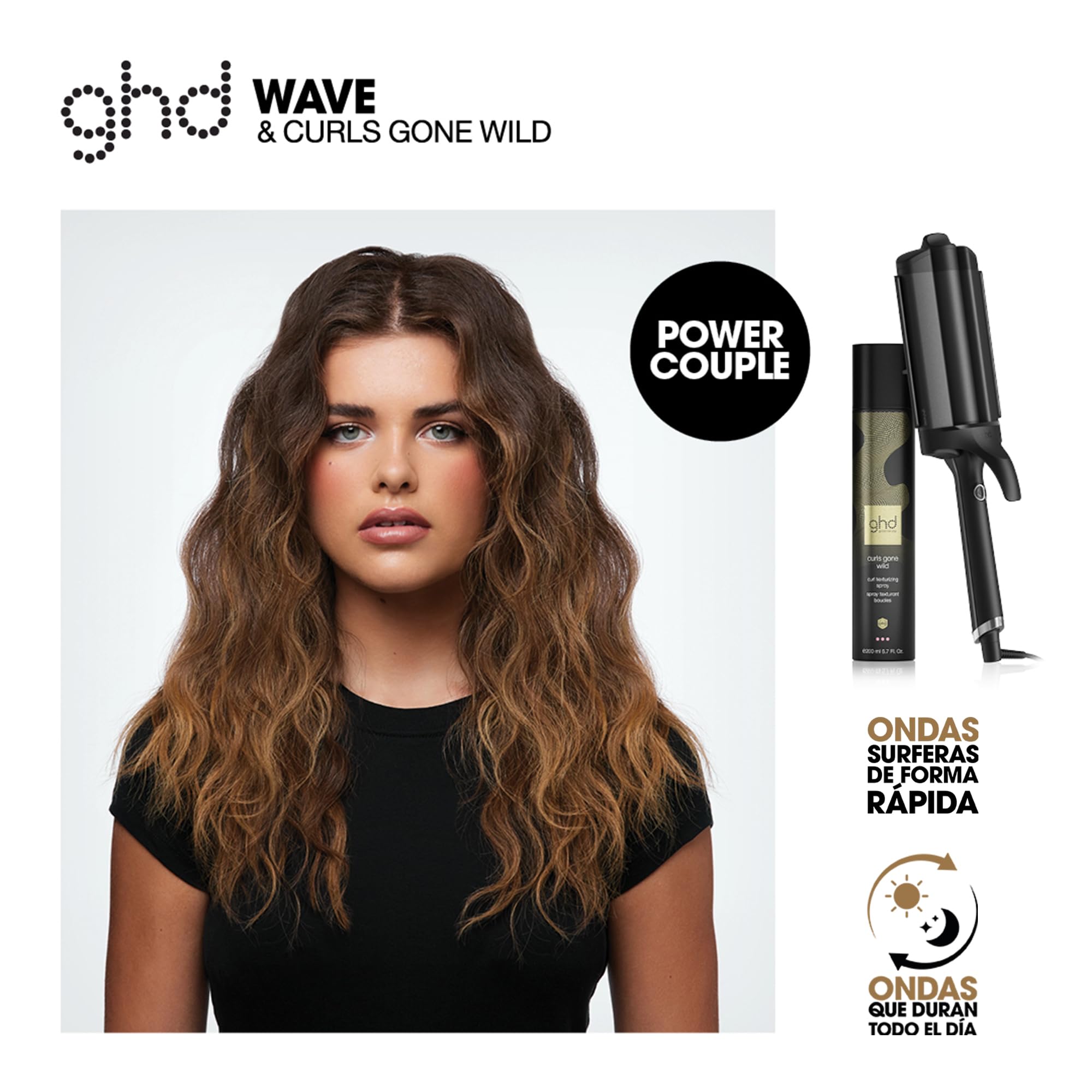 ghd Spray Texturizador Ondas y Rizos Volumen Brillo Natural Protección Térmica 200ml