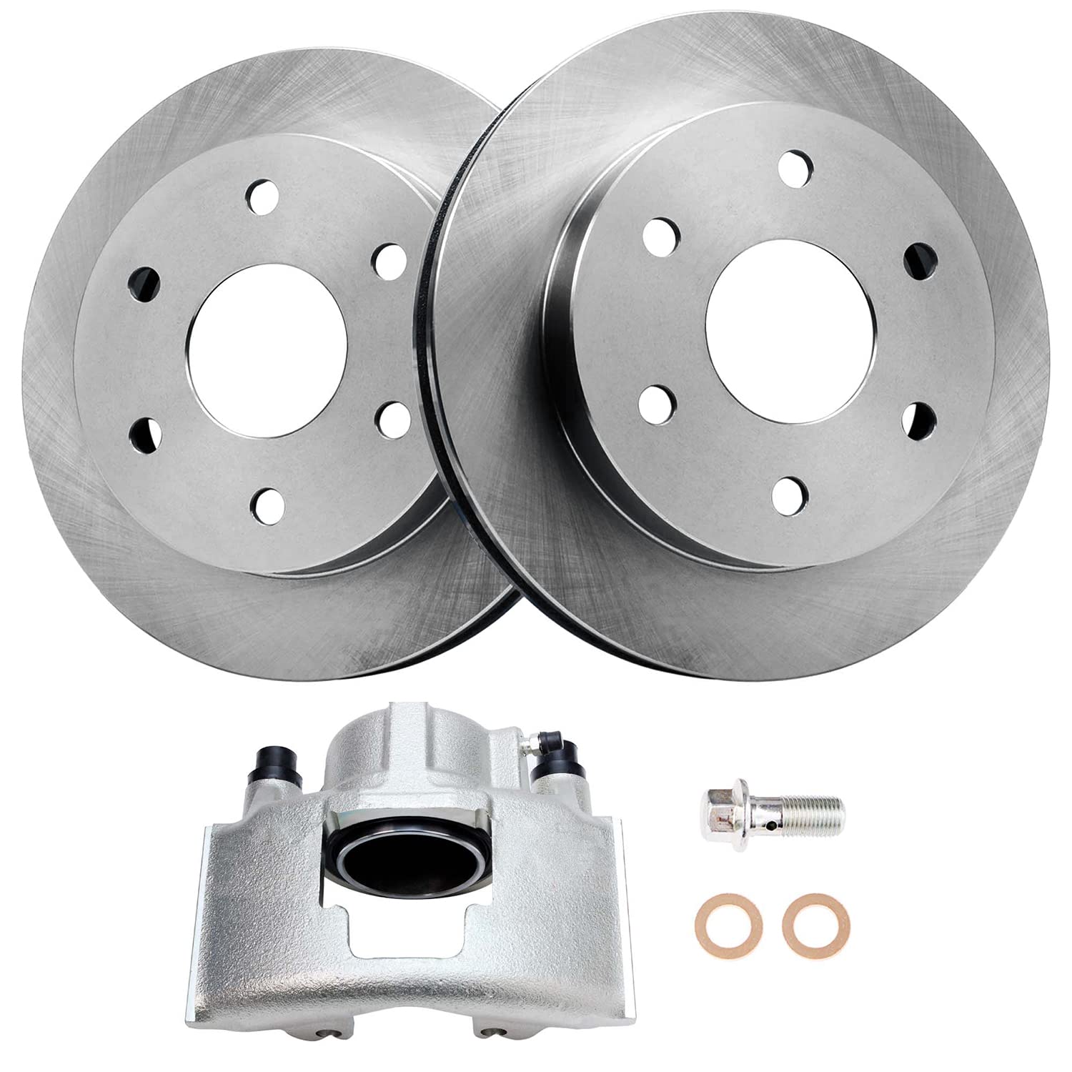 Detroit Axle - Front Brake Kit for K1500 K2500 Pickup Suburban Chevy Tahoe