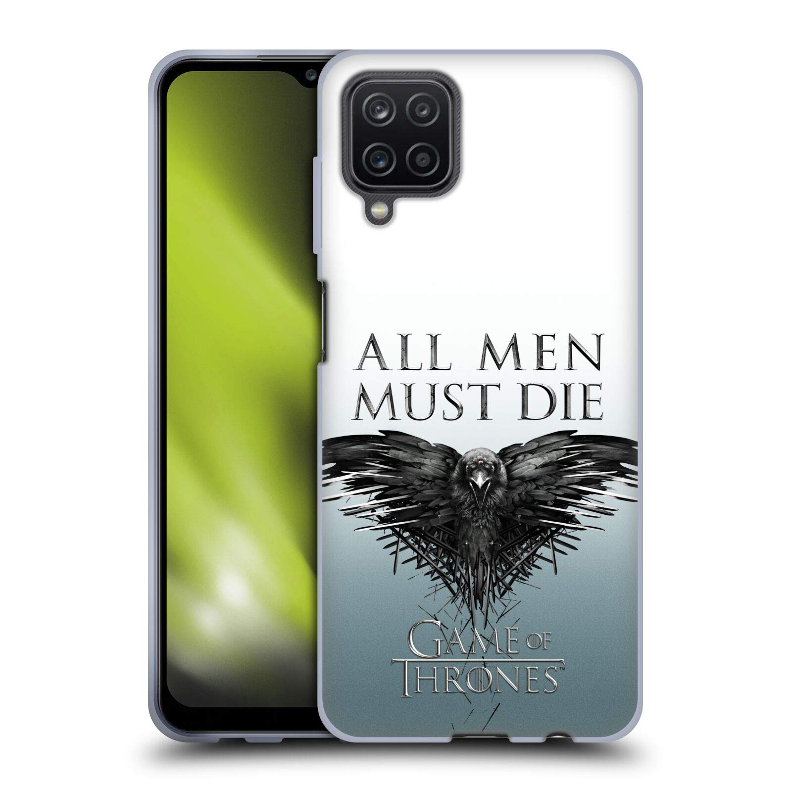 Head Case Designs Offizielle HBO Game of Thrones All Men Key Art Gel Handyhülle Hülle [Militärischer Schutzgrad] Kompatibel mit Samsung Galaxy A12 (2020)