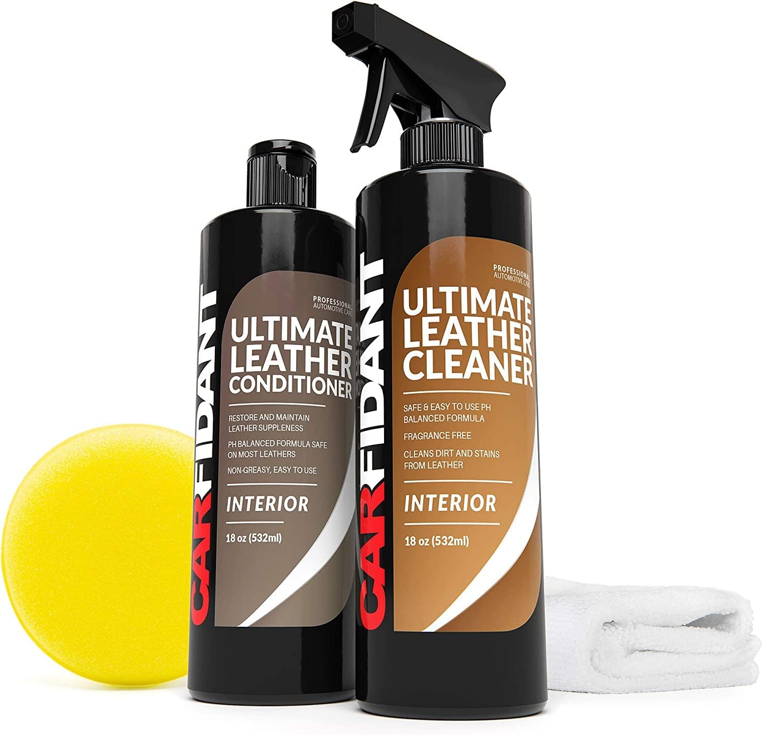 Carfidant Car Leather Seat Cleaner and Conditioner