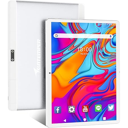 Amazon Android タブレット10 1インチ3g機能simタブレット32gb Rom 128gb拡張 2 4ghz Wi Fi対応 4コアcpu 800x1280 Ips Hdタッチスクリーンタブレット6000mahバッテリー5mpデュアルカメラ Gps Wifi Bluetooth4 0 Google認定タブレットpc 3g電話対応 日本語取扱説明書
