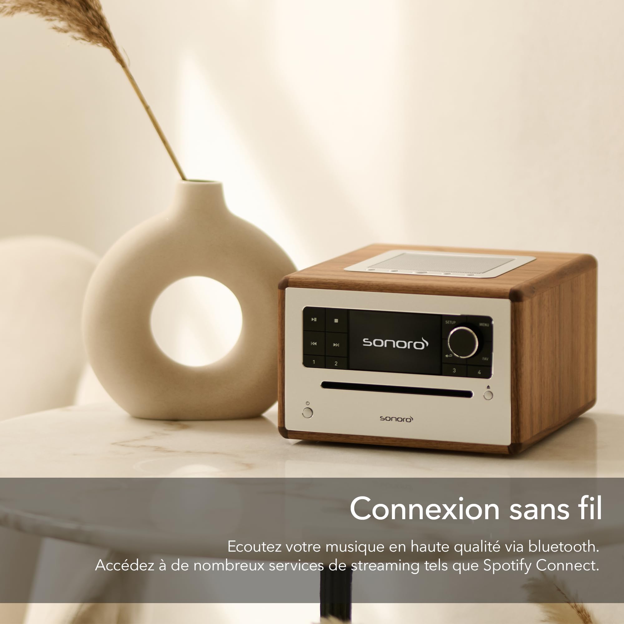 Chaîne Hi Fi Sonoro Elite Noyer