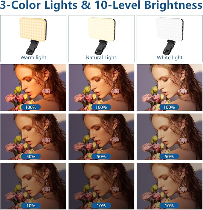 60 LED Portable Selfie Light - Professional lighting solution for SEO video content creation and client video calls