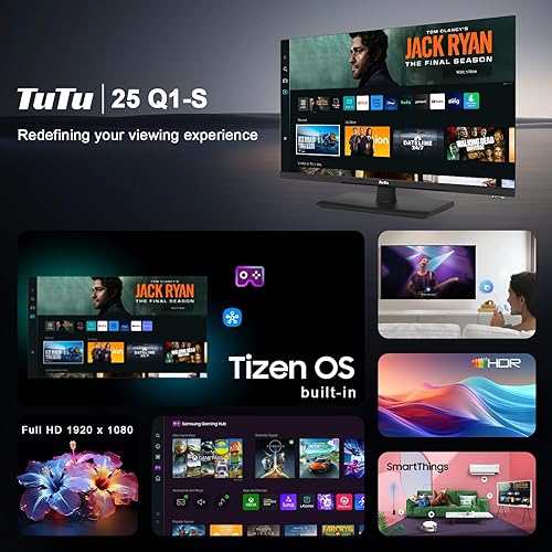 Miniatura 2 de Tizen OS - TV inteligente FHD de 25 pulgadas, con soporte central Full HD SamsungTV1080p con SamsungTV Plus, Netflix Disney+, Gaming Hub, HDR, Dolby