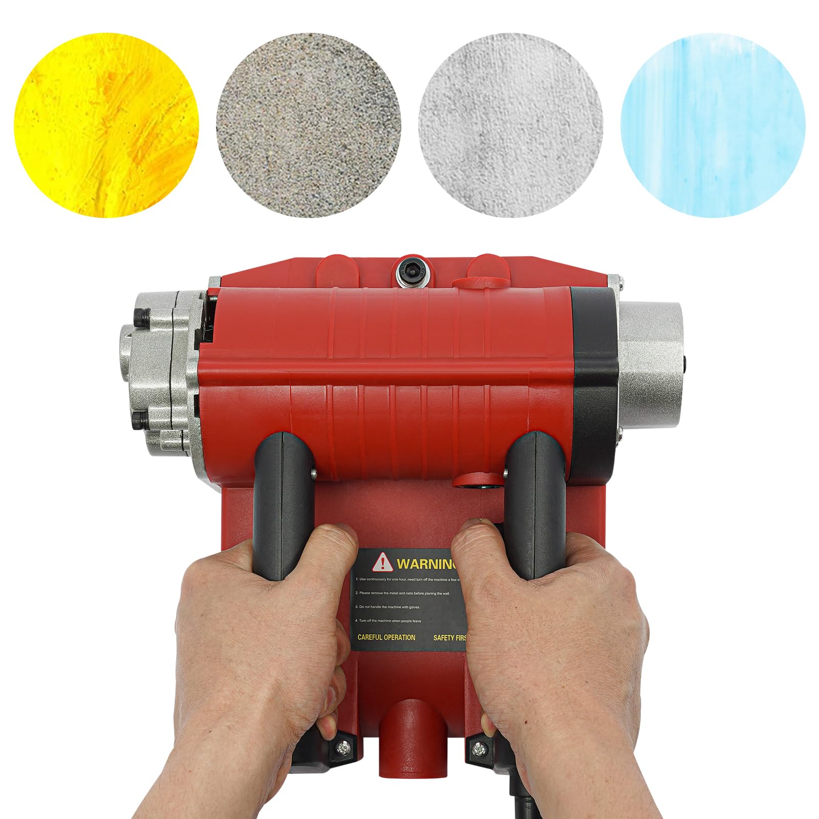 4580W Elektrische Wandhobelmaschine Betonschaufel Schaufelwandmaschine 3500r/min Betonfräse für Innen und Außen zur Entfernung von alten Putzen Zement Weißen Kalk für Bauwesen und Dekoration