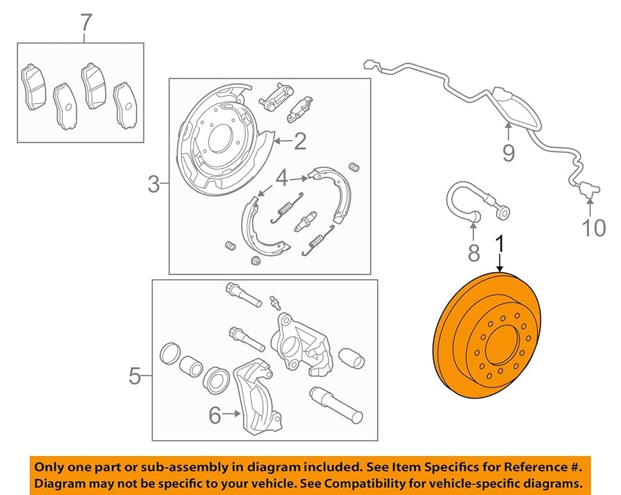 Amazon.com: Toyota Genuine Parts - Rotor, Brake Rr (42431