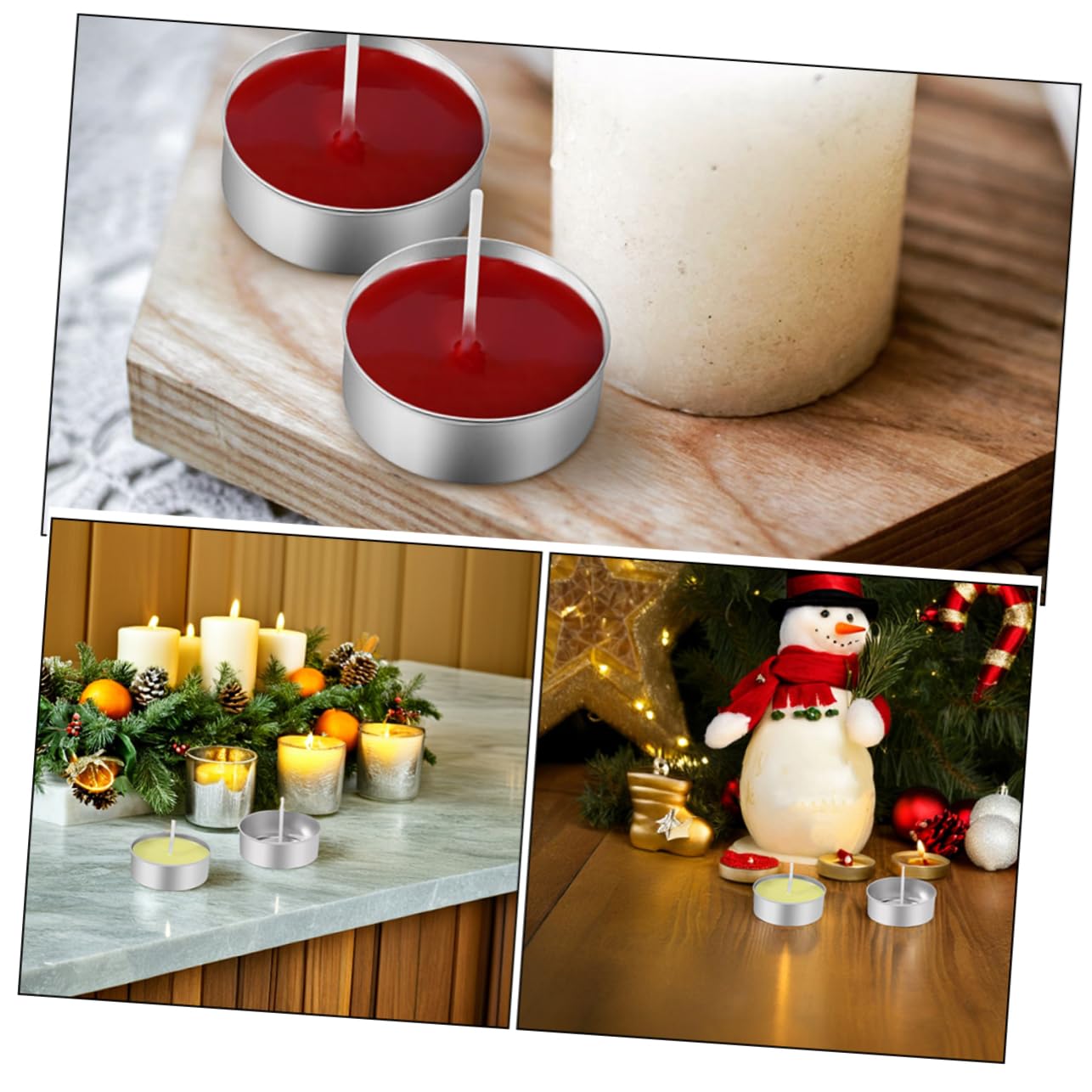 Angoily Tazze Di Alluminio Per Candele Portacandele Per Lumini Da Tè Set Di Stoppini Per Candele Forniture Per Fabbricazione Di Piccole Tazze in Alluminio Per Da Tè in