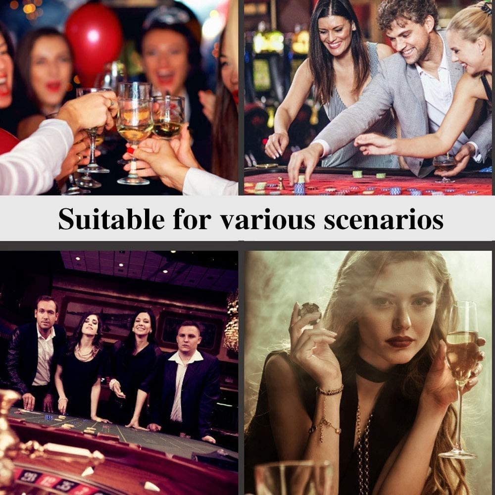 Jeu De roulettes en Bois Professionnel, Jeux De Table De Loisirs avec Plateau Tournant De 12 Pouces, Jeu De Roulette for Adultes, Accessoire De Jeu De Fête