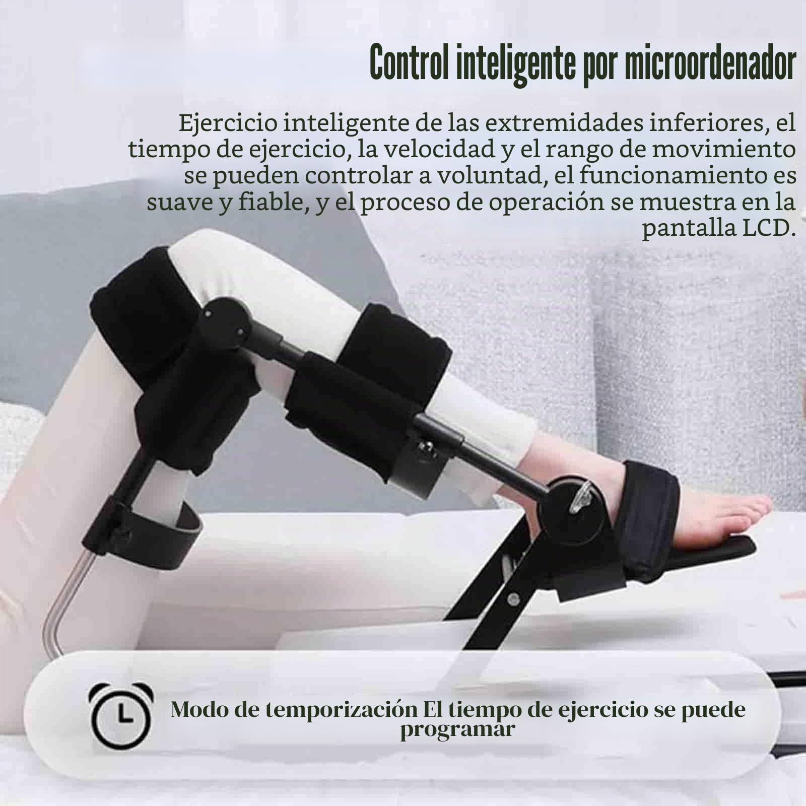 Equipo De Rehabilitación De Rodilla, Entrenador De Rehabilitación De Rodilla con Control Remoto, Máquina De Tracción De Miembros Inferiores Dispositivo De Entrenamiento De Piernas, 0-120 ° Y 10 Veloci