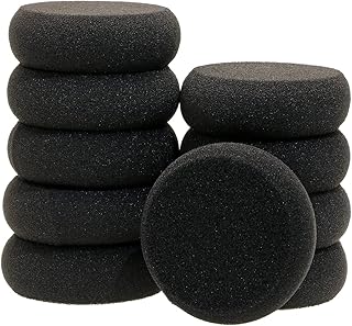 Penta Angel Round Sponges 10Pcs 3inch Yellow Painting Sponges Synthetic Artist Sponges Watercolors Sponges for Art & Craft...