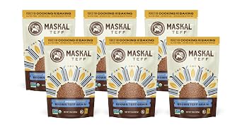 Maskal Teff Organic Brown Grain, 14 Ounce 6 pack