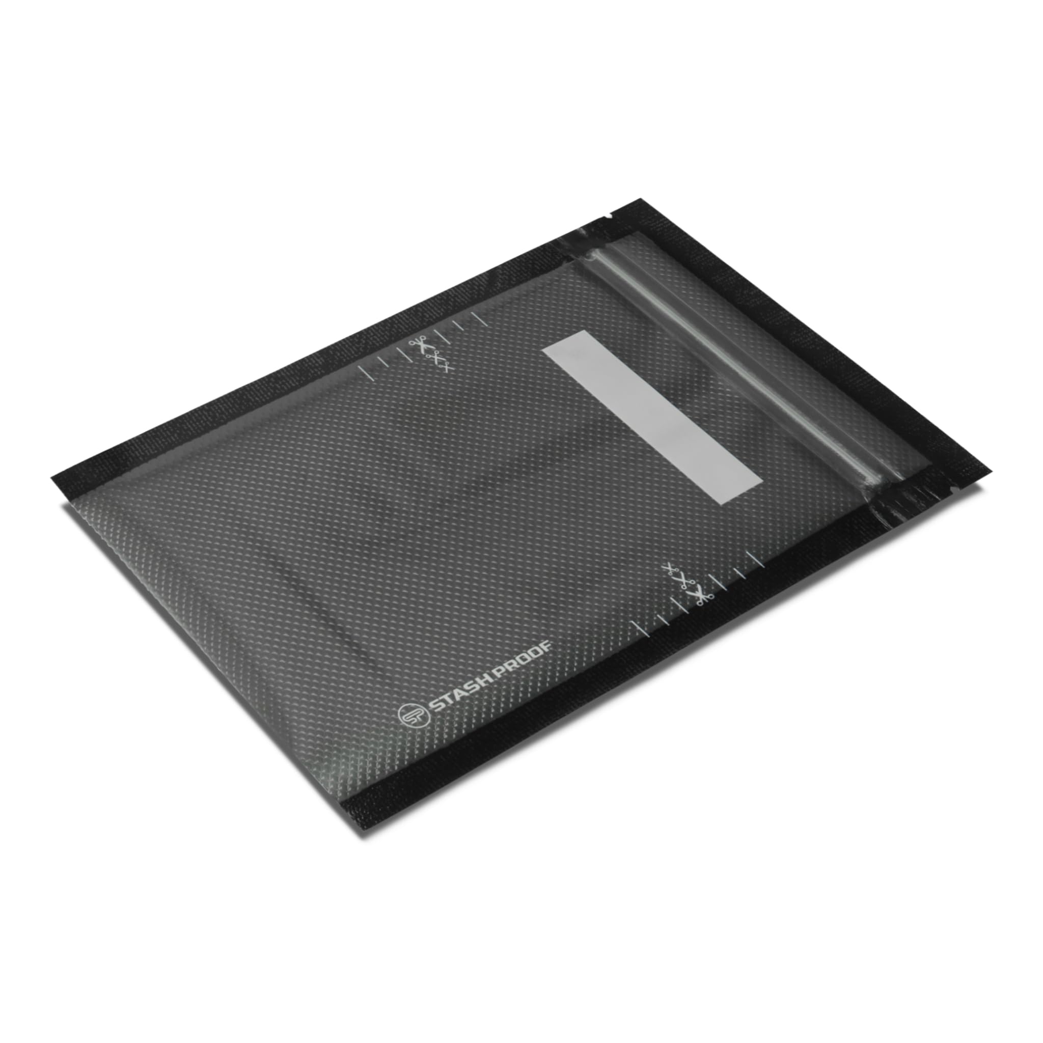 Bolsa de almacenamiento con cremallera resellable de 5 x 8 pulgadas (negro y transparente) (100 unidades) 5.5 mil duradera, sin BPA, comercial, de grado alimenticio, reutilizable,