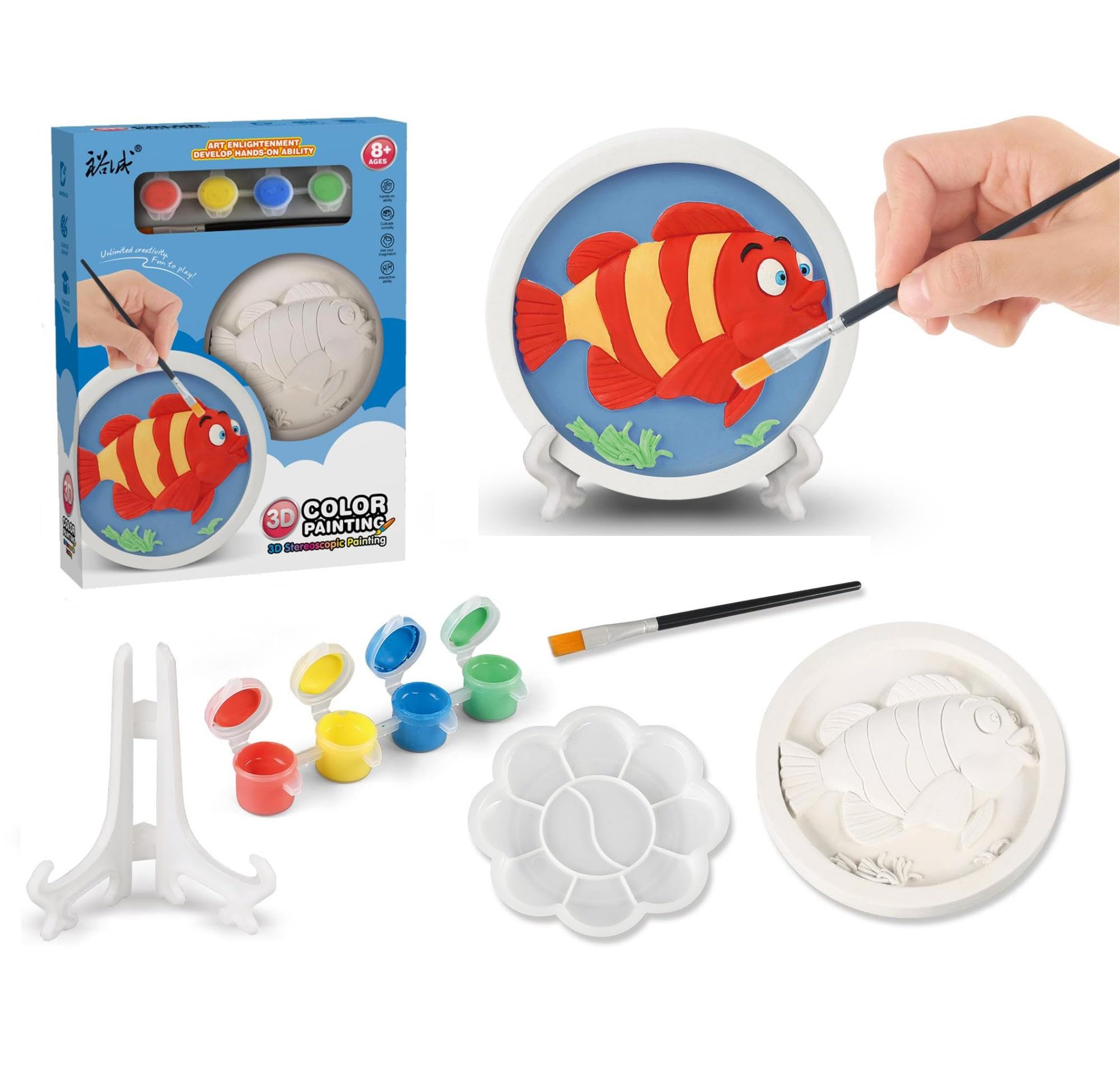 UKR Paint Toy Craft Kits for Kids Creativity (Fish)