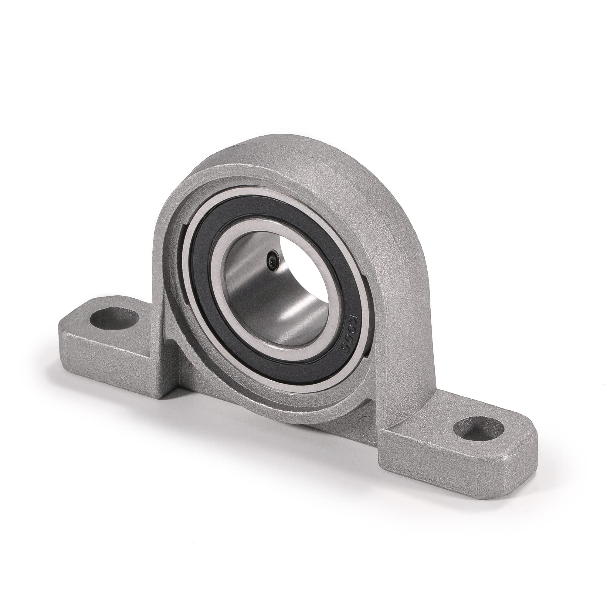 XiKe 2 Stück KP005 Stehlager - Bohrung 25 mm, Zinkgehäuse, für 3D-Drucker, CNC, Roboter und Linearsysteme