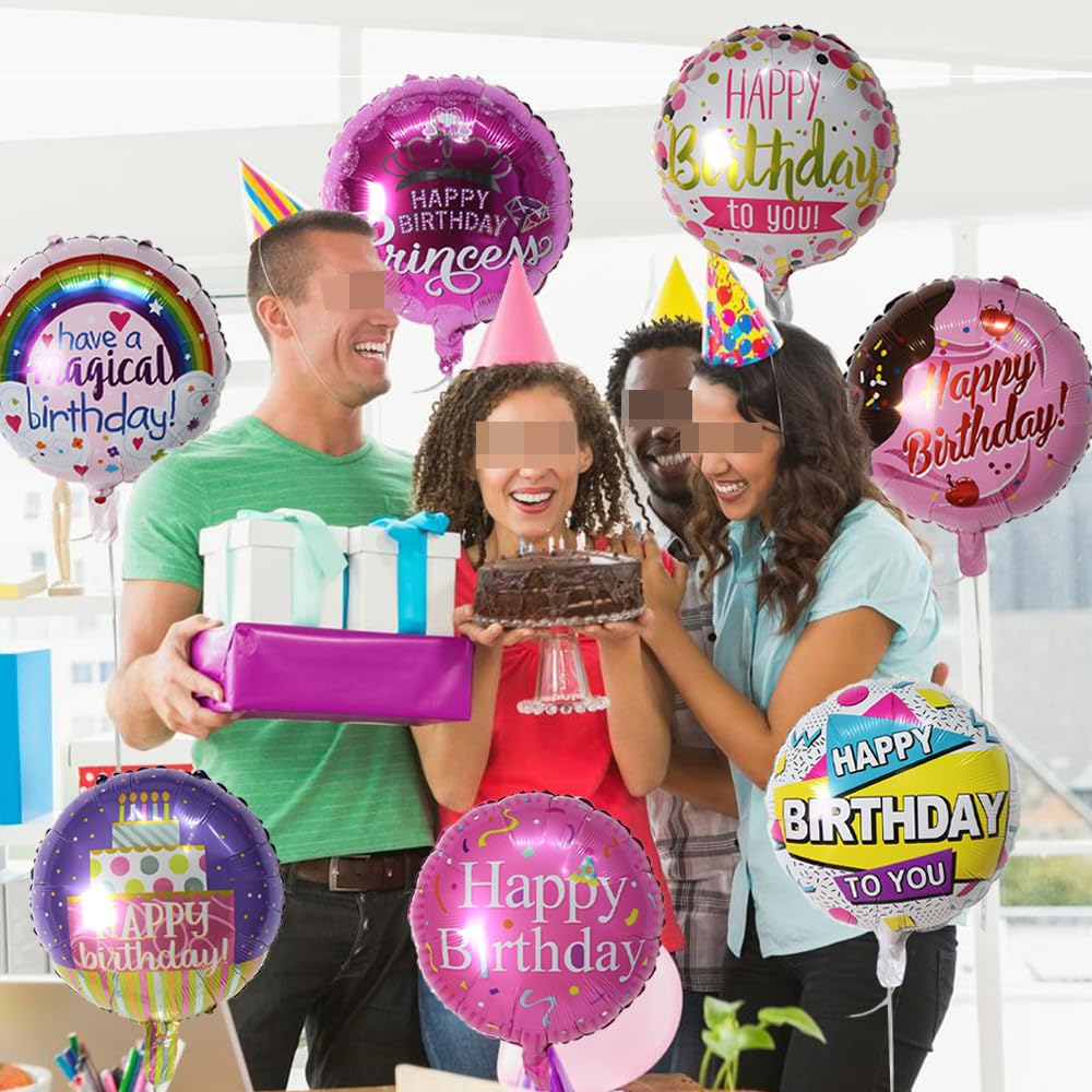 Bouquet De Ballons En Aluminium De Forme Ronde, Doré, Paq. 4, Gonflage