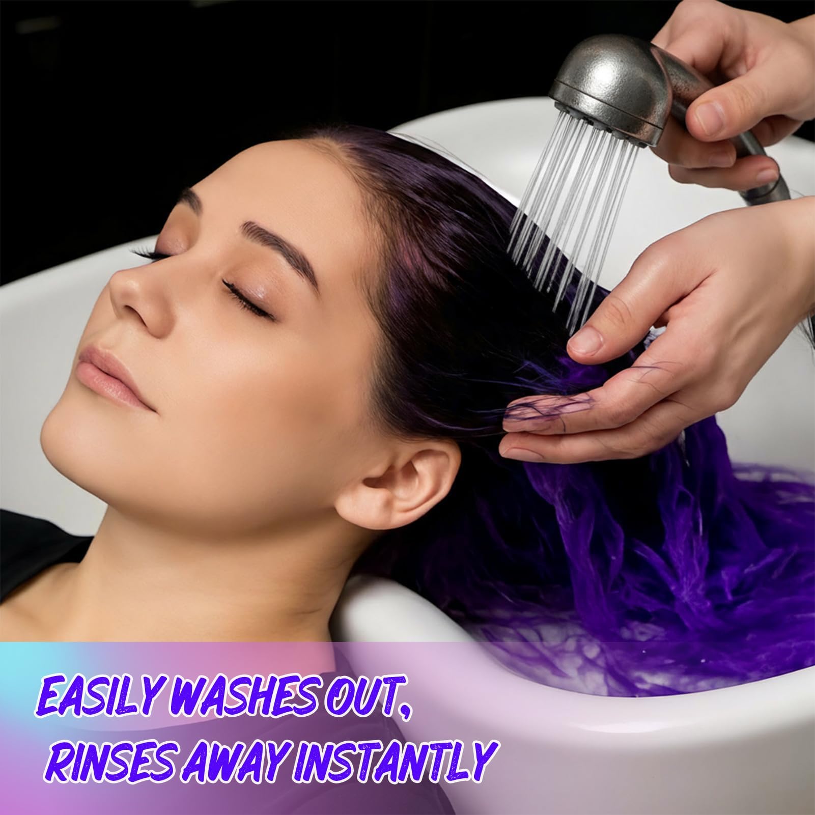 10-Piece Temporary Hair Color Wax Kit, Washable Hair Chalk with Gloves