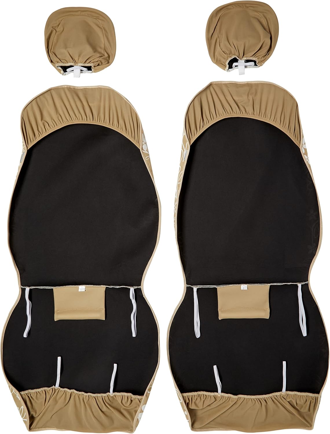 BONFORM (Bonn form) seat cover leaf style before beige two for seat 4337-52BE