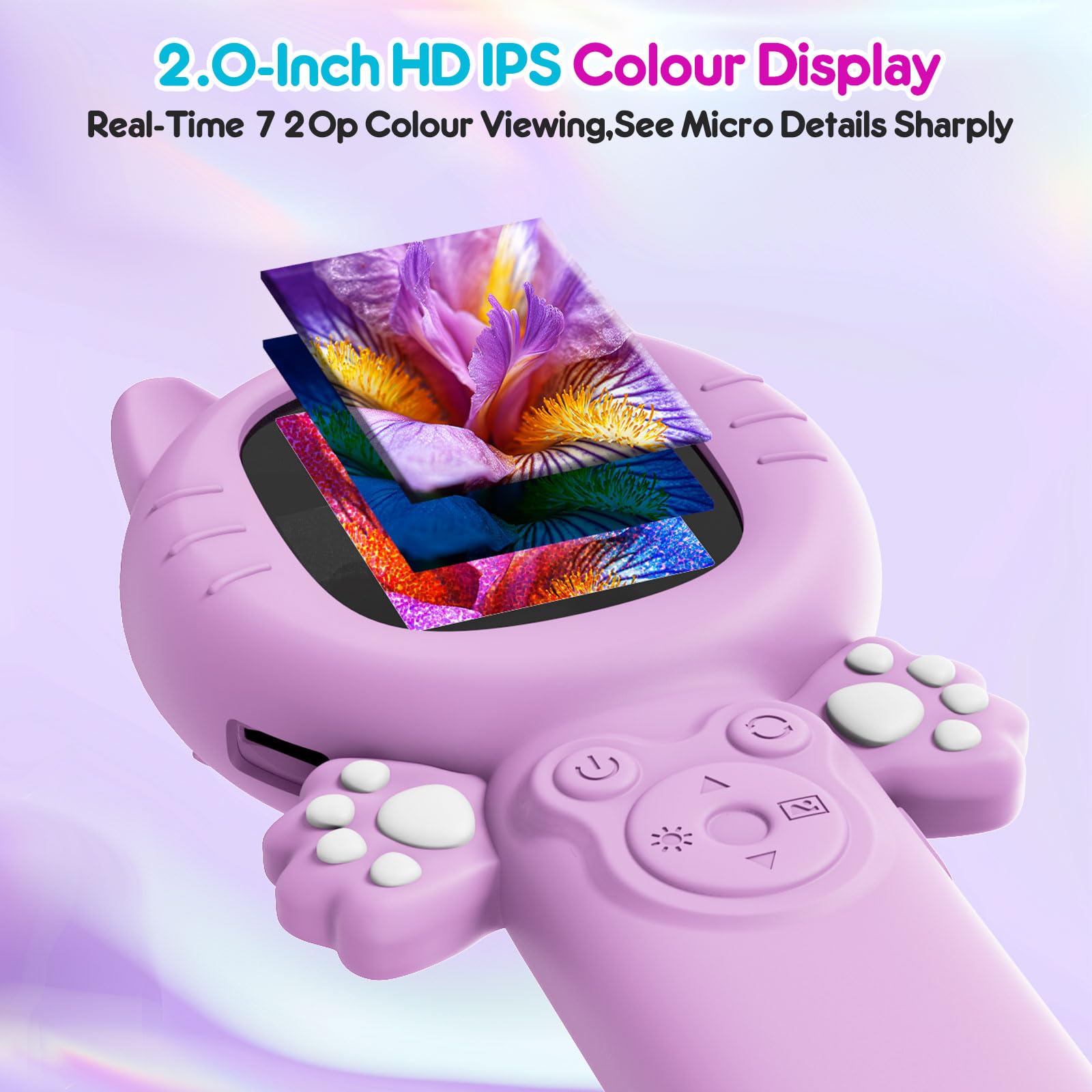 Microscope 2 En 1 Pour Enfants Avec Appareil Photo 500x Autofocus – Jouet Éducatif Licorne Pour Filles 3-12 Ans - 9