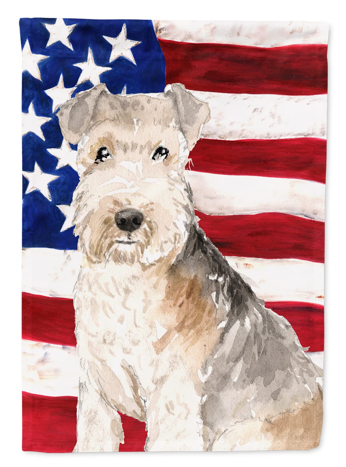 Drapeau USA Lakeland Terrier, l'expression de votre passion canine au jardin