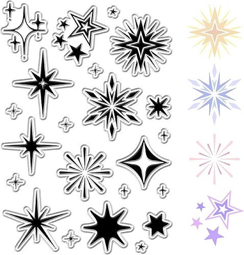 Miniatura 16 de CRASPIRE Sellos de Goma Transparentes de Notas Musicales Pentagrama Sellos de Silicona Vintage Transparentes para Journaling Hacer Tarjetas Amigos