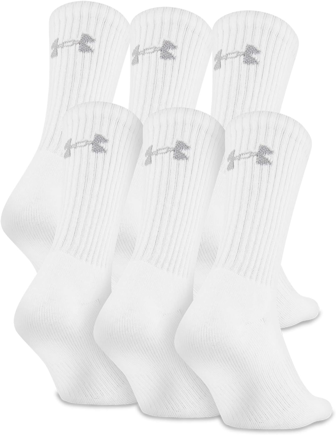 Men's Charged Cotton Crew Socks (6 Pair)