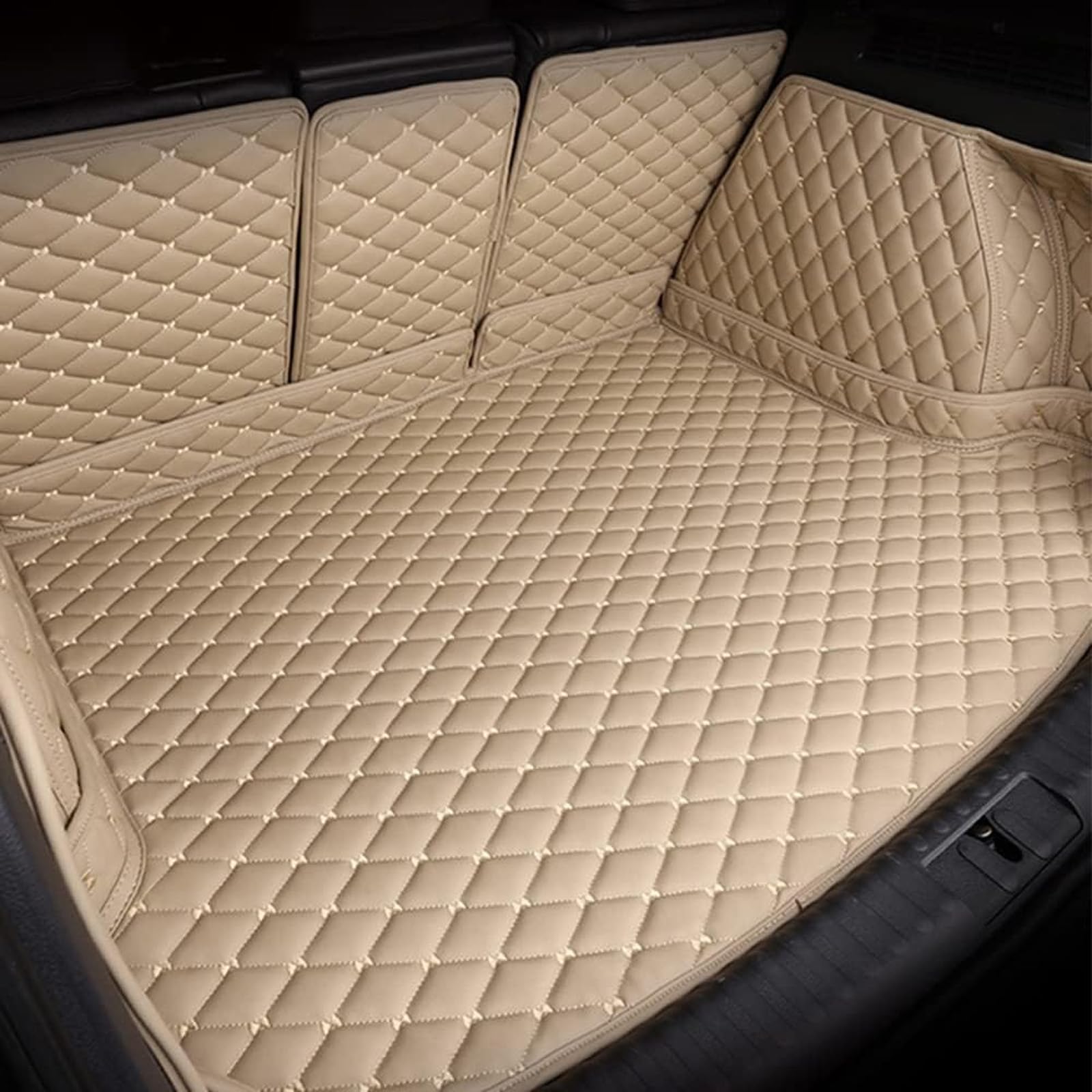 Motario Car Leather Trunk Mat Boot Liner for BMW M1 M2 M235 M240 M3 M340, All Weather Full Coverage Protection Pad Waterproof Accessories