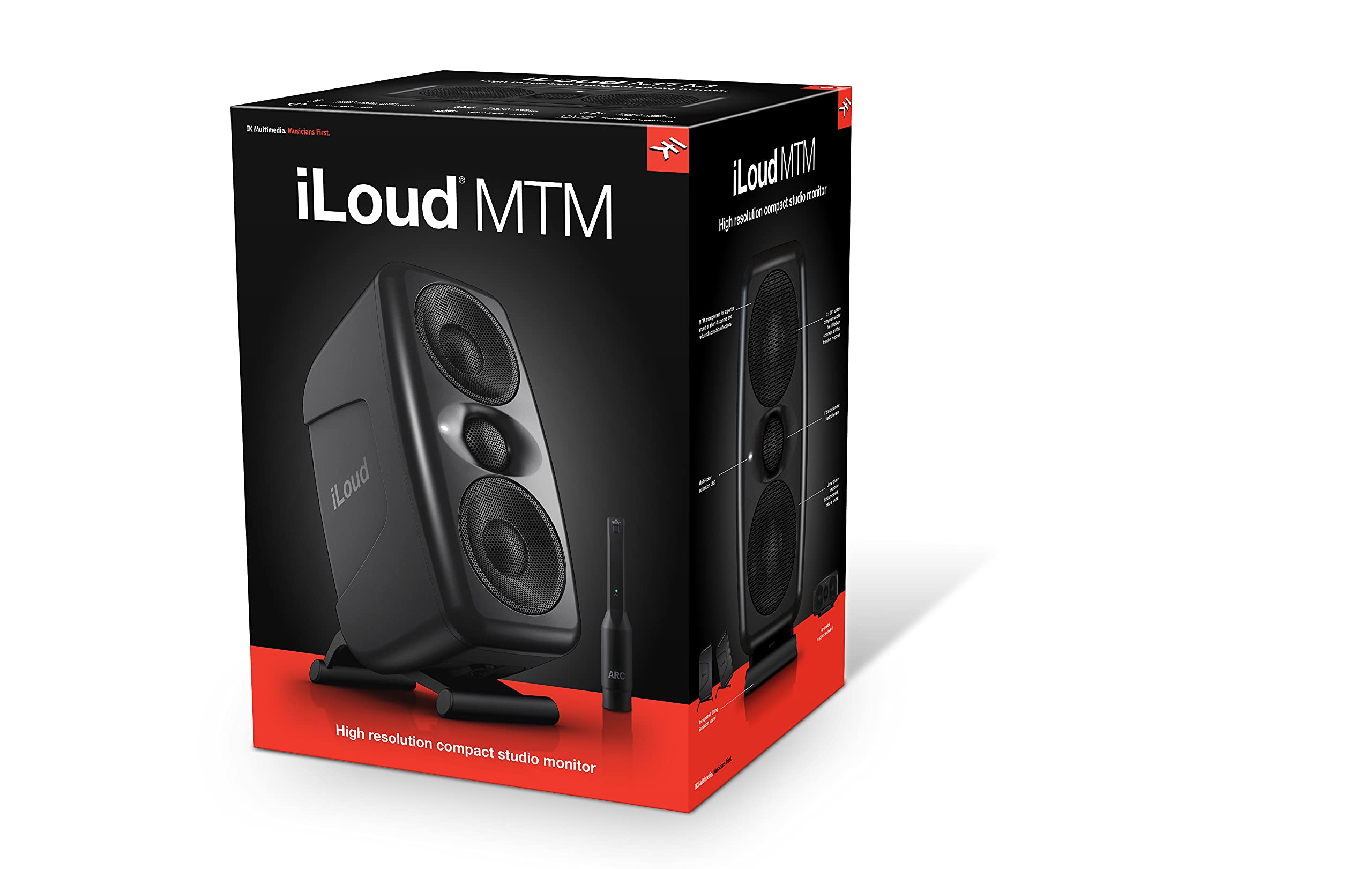 IK Multimedia iLoud MTM 50W Bluetooth Studio Monitor, Portable & highPerformance Speaker with 3