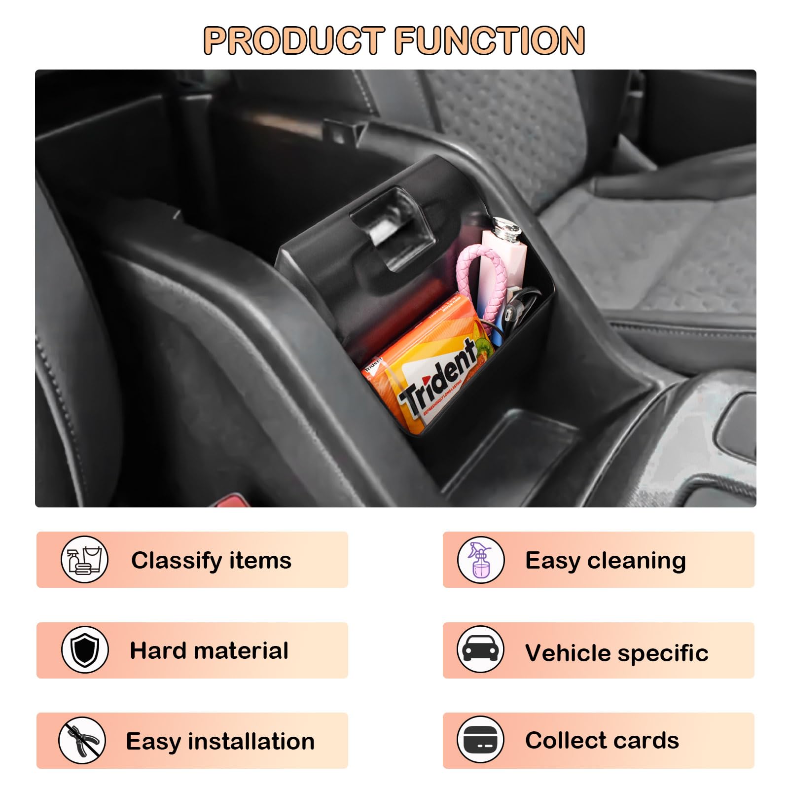 Center Console Organizer For Chevy Colorado & GMC Canyon (2014-2022) - Hanging Storage Tray