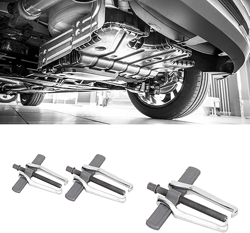 Vista 5 de BORDSTRACT Extractor de abolladuras para automóvil, kit de extractor de rodamientos piloto de 2 mordazas, acero al cromo vanadio, herramienta