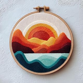 DIY Punch Needle Kits Great Salt Lake 20x20cm