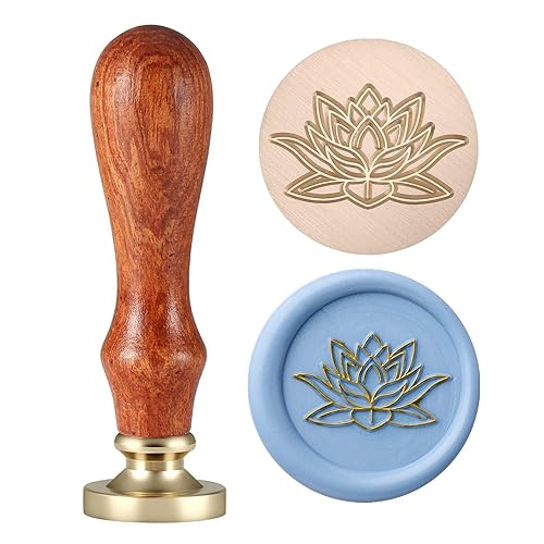 Miniatura 8 de Yoption Sello de cera de flores y pájaros, sello de plantas vintage para invitaciones de boda, sobres de embalaje de regalo