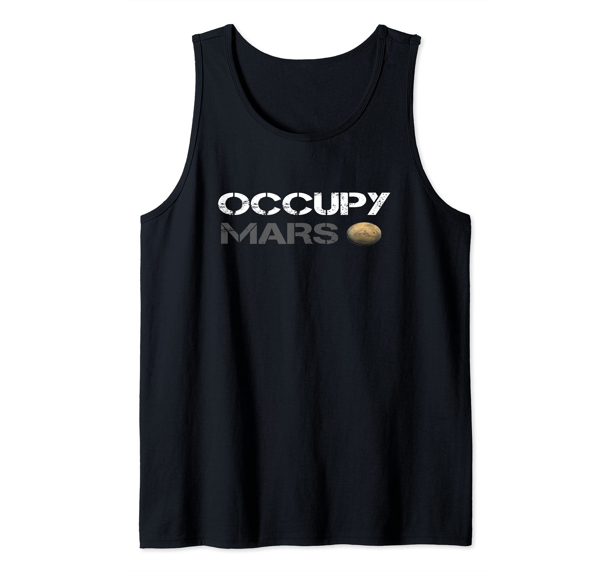 - OCCUPY MARS - SPACE - GALAXY - ASTRONAUT - EXPLORER - Tank Top