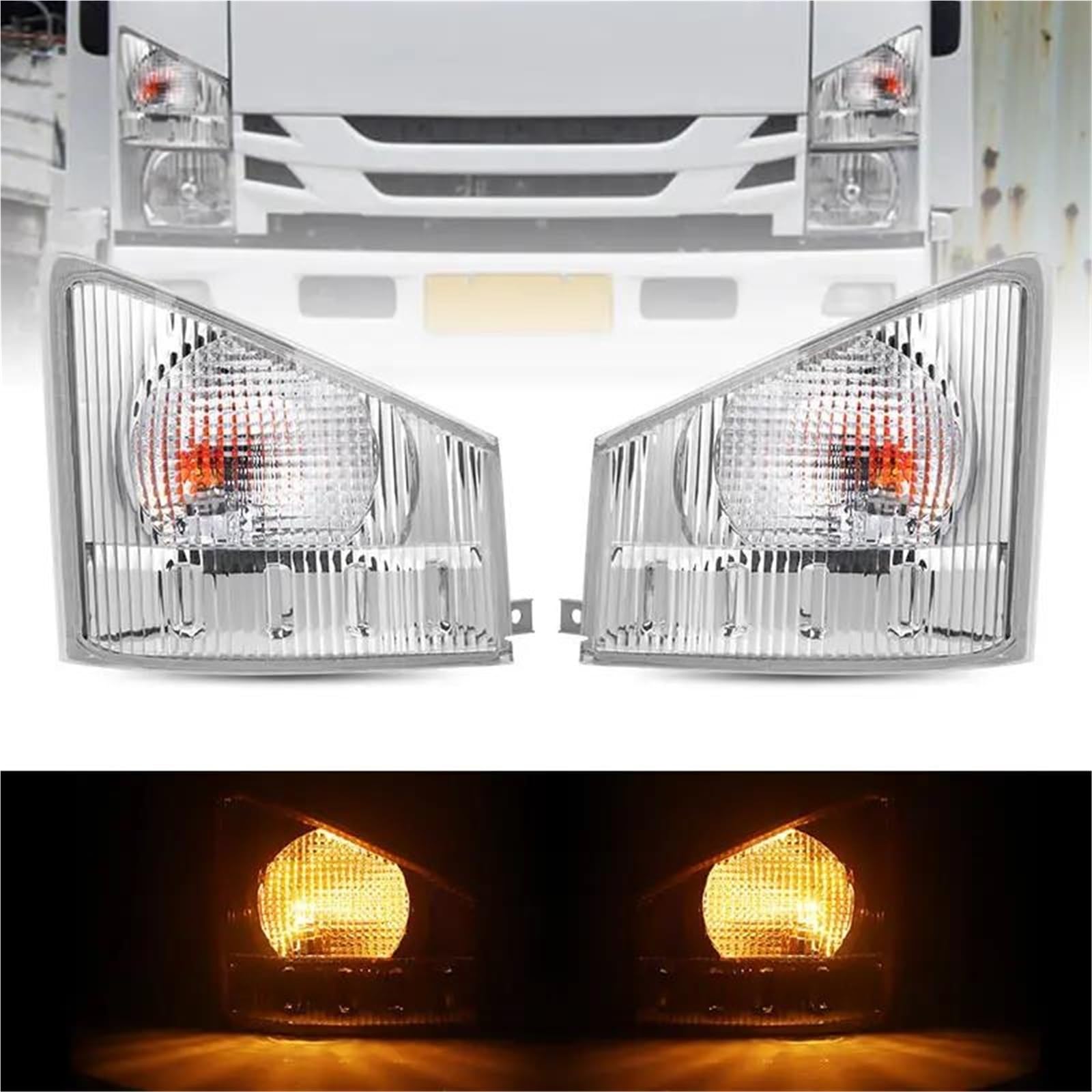 ZAPORA Luci D'angolo Anteriori Indicatore Luminoso Direzione Lampada Per Isuzu Per NPR NQR 700P Per ELF Per Camion 2008-2020(1PC Right)