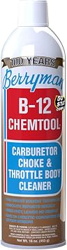 Berryman Products Berryman 0117C B-12 Chemtool Carburetor, Choke & Throttle Body Cleaner [VOC Compliant in All 50 States]