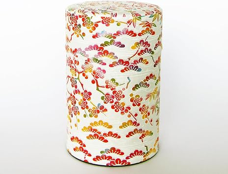 Japanese Tea Canister [Colorful] 70-100g Tea Capacity -Airtight Tin from Japan | Japanese Tea KIMIKURA